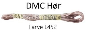 DMC hør farve 452 støvet lilla